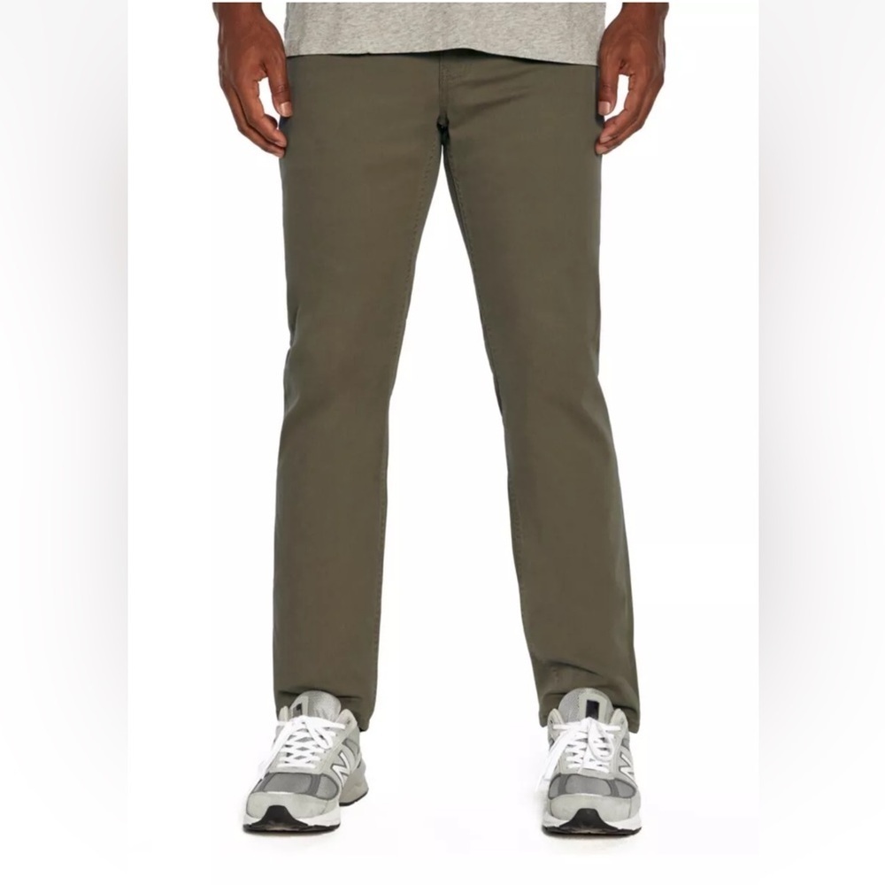 Gap Men's Slim Fit Soft Wear Stretch 5 Pocket Olive Green 36x32 - Picture 1 of 15
